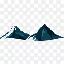 Adobe插画图标-蓝色新鲜冰山-空若网 Adobe插画图标-蓝色新鲜冰山-空若网