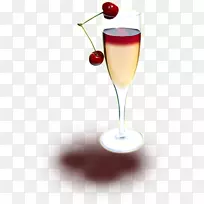 果汁葡萄酒鸡尾酒装饰樱桃-空若网 果汁葡萄酒鸡尾酒装饰樱桃-空若网