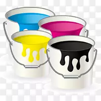 彩绘CMYK彩色模型-彩色鼓-空若网 彩绘CMYK彩色模型-彩色鼓-空若网