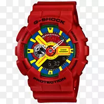 G-抗冲击表红色模拟表-空若网 G-抗冲击表红色模拟表-空若网