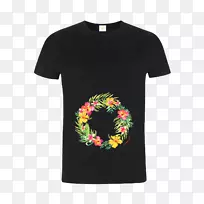 t恤上衣蓝袖t恤-空若网 t恤上衣蓝袖t恤-空若网