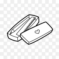 纸笔和铅笔盒着色书绘图-铅笔-空若网 纸笔和铅笔盒着色书绘图-铅笔-空若网