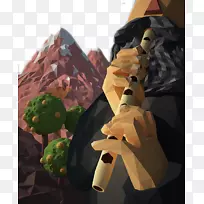 插画家笛子插画-长笛的几何学-空若网 插画家笛子插画-长笛的几何学-空若网