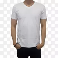 t恤白色领口上衣-空若网 t恤白色领口上衣-空若网