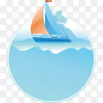 沙滩蓝沙滩帆船-空若网 沙滩蓝沙滩帆船-空若网