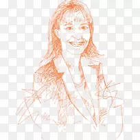 画线艺术鼻子素描.商标-空若网 画线艺术鼻子素描.商标-空若网