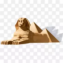 吉萨大狮身人面像古埃及金字塔大金字塔古埃及手绘埃及建筑-空若网 吉萨大狮身人面像古埃及金字塔大金字塔古埃及手绘埃及建筑-空若网