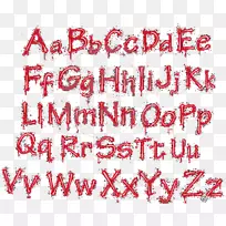 线点字体线-空若网 线点字体线-空若网