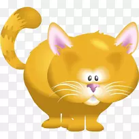 猫动画-橙色猫鼻子-空若网 猫动画-橙色猫鼻子-空若网