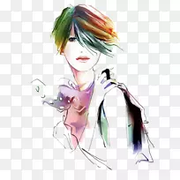 女性卡通插画-女孩-空若网 女性卡通插画-女孩-空若网