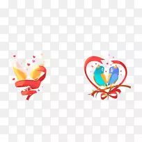 爱鸟图形设计插图.花爱鸟-空若网 爱鸟图形设计插图.花爱鸟-空若网