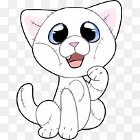 胡须猫鼻子白色剪贴画-空若网 胡须猫鼻子白色剪贴画-空若网