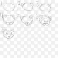 白线艺术银身珠宝-面部素描-空若网 白线艺术银身珠宝-面部素描-空若网