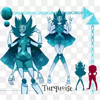 绿松石彩绘宝石铜蛋白石-空若网 绿松石彩绘宝石铜蛋白石-空若网