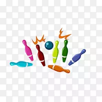 跳房子玩游戏插图-无保龄球碰撞扣材料-空若网 跳房子玩游戏插图-无保龄球碰撞扣材料-空若网