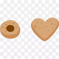 食物桃子字体-巧克力心形饼干-空若网 食物桃子字体-巧克力心形饼干-空若网