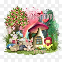 开花植物复活节草坪装饰和花园雕塑.花-空若网 开花植物复活节草坪装饰和花园雕塑.花-空若网