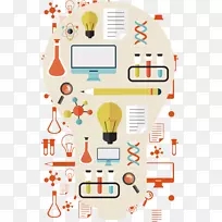 白炽灯泡科学图标-灯泡-空若网 白炽灯泡科学图标-灯泡-空若网