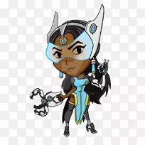 卡通动画师马角色-对称-空若网 卡通动画师马角色-对称-空若网