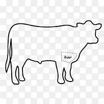 安格斯牛,画牛排,马胸膛-空若网 安格斯牛,画牛排,马胸膛-空若网