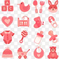 婴儿剪贴画-可爱的婴儿-空若网 婴儿剪贴画-可爱的婴儿-空若网