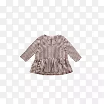 袖肩衬衫外装连衣裙平铺-空若网 袖肩衬衫外装连衣裙平铺-空若网