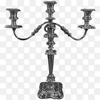 烛台烛光银蜡烛-空若网 烛台烛光银蜡烛-空若网