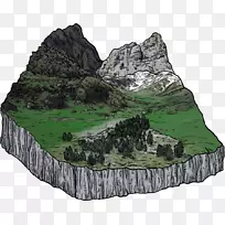 山景、气候变化、山地植被-蒙塔格-空若网 山景、气候变化、山地植被-蒙塔格-空若网