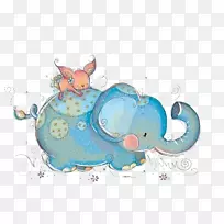 插画插图-大象-空若网 插画插图-大象-空若网