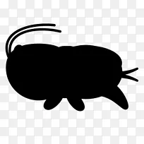 黑色剪影鼻子白色剪贴画-剪影-空若网 黑色剪影鼻子白色剪贴画-剪影-空若网