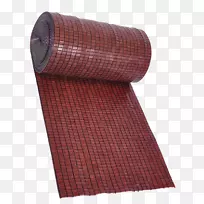 地板垫角-深红色竹垫-空若网 地板垫角-深红色竹垫-空若网