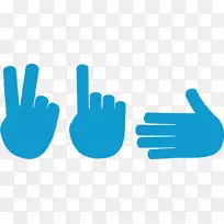 拇指手模型商标-手-空若网 拇指手模型商标-手-空若网