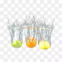 奥格里斯纸壁纸-水果落在水里-空若网 奥格里斯纸壁纸-水果落在水里-空若网