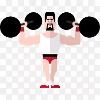 奥运举重强人图标-健身PNG材料-空若网 奥运举重强人图标-健身PNG材料-空若网