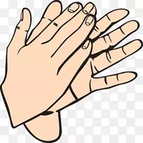 鼓掌手拇指声音剪辑艺术手-空若网 鼓掌手拇指声音剪辑艺术手-空若网