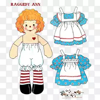 拉格蒂·安和安迪·拉格蒂-安迪纸样-洋娃娃-空若网 拉格蒂·安和安迪·拉格蒂-安迪纸样-洋娃娃-空若网