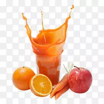 橙汁红萝卜果汁混合果汁-空若网 橙汁红萝卜果汁混合果汁-空若网