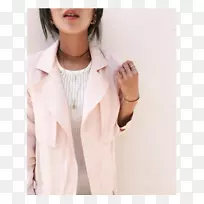 套筒大衣米色领街风格-空若网 套筒大衣米色领街风格-空若网