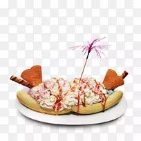 冷冻甜点早餐菜肴-香蕉奶油-空若网 冷冻甜点早餐菜肴-香蕉奶油-空若网