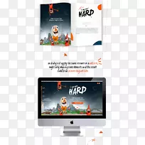 在线广告电脑显示器.背光lcd显示广告标志-努力工作-空若网 在线广告电脑显示器.背光lcd显示广告标志-努力工作-空若网