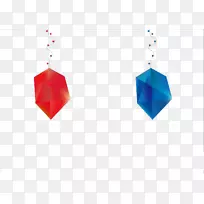 三角形图案-红宝石和蓝宝石-空若网 三角形图案-红宝石和蓝宝石-空若网