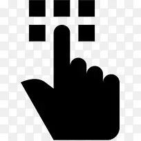 手指电脑图标-空若网 手指电脑图标-空若网