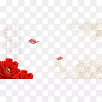 花瓣地板花卉图案-白色薄雾-空若网 花瓣地板花卉图案-白色薄雾-空若网