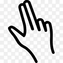 手指白线标志剪贴画线-空若网 手指白线标志剪贴画线-空若网