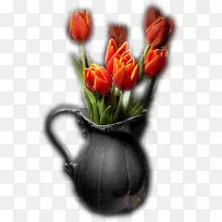 郁金香花还活着花瓶花郁金香-空若网 郁金香花还活着花瓶花郁金香-空若网