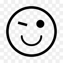 微笑快乐电脑图标表情眨眼-微笑-空若网 微笑快乐电脑图标表情眨眼-微笑-空若网