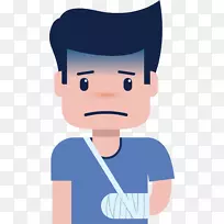 动画剪贴画-领带断裂-空若网 动画剪贴画-领带断裂-空若网