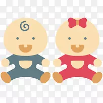 婴幼儿剪贴画.男女婴儿材料-空若网 婴幼儿剪贴画.男女婴儿材料-空若网