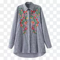 衬衫袖子上衣-空若网 衬衫袖子上衣-空若网