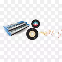 数字钢琴键盘.钢琴海报元素-空若网 数字钢琴键盘.钢琴海报元素-空若网